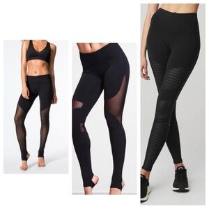 RARE ALO Yoga Bundle: Show Off, Coast & Moto - all XXS